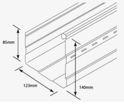 Fascia Gutter Drawing